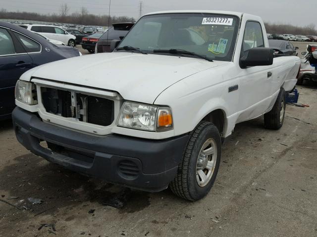 1FTYR10D49PA37879 - 2009 FORD RANGER WHITE photo 2