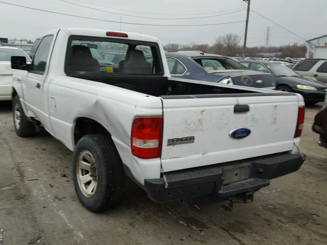 1FTYR10D49PA37879 - 2009 FORD RANGER WHITE photo 3