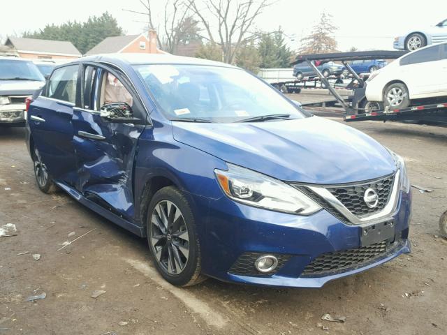 3N1AB7AP4GY255109 - 2016 NISSAN SENTRA S BLUE photo 1