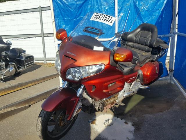 1HFSC47L78A701685 - 2008 HONDA GL1800 RED photo 2