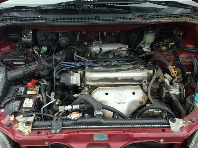 JHMRA1877SC011704 - 1995 HONDA ODYSSEY EX RED photo 7