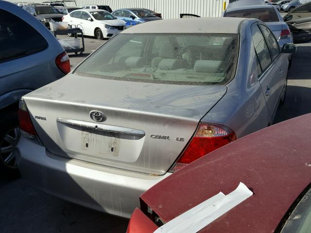 4T1BE32K95U095518 - 2005 TOYOTA CAMRY LE ვერცხლისფერი ფოტო 4