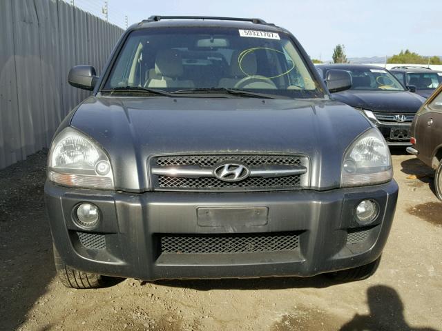 KM8JN12D28U902953 - 2008 HYUNDAI TUCSON SE CHARCOAL photo 9