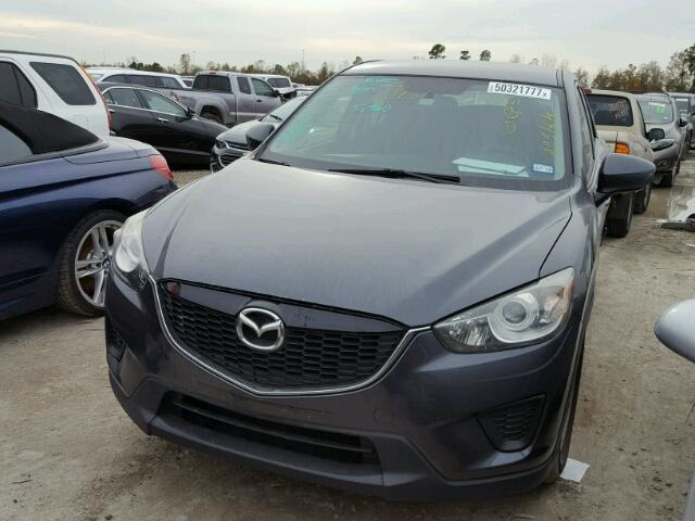 JM3KE2BE8E0335875 - 2014 MAZDA CX-5 SPORT BLUE photo 2