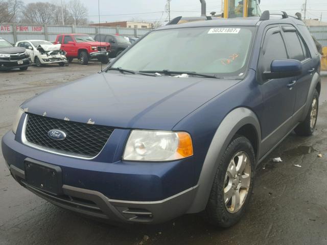 1FMDK02137GA39597 - 2007 FORD FREESTYLE BLUE photo 2