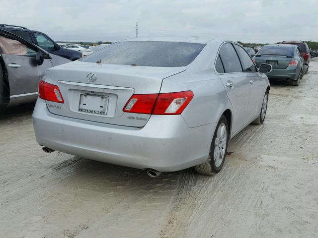 JTHBJ46G982162645 - 2008 LEXUS ES 350 SILVER photo 4