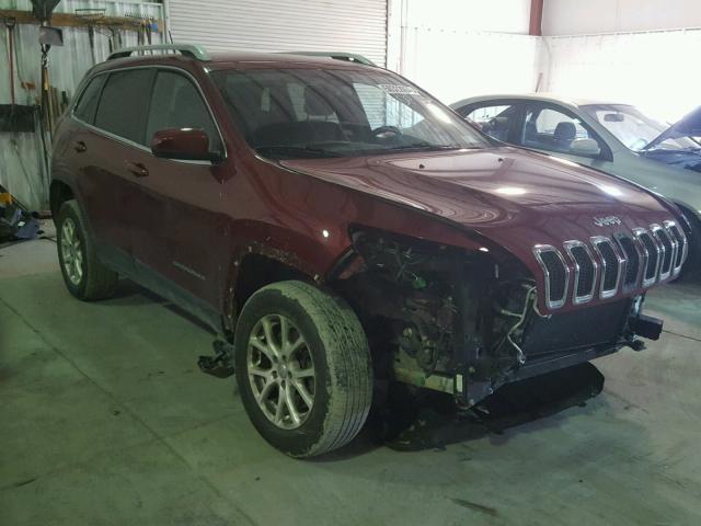 1C4PJMCS1EW120121 - 2014 JEEP CHEROKEE L BURGUNDY photo 1