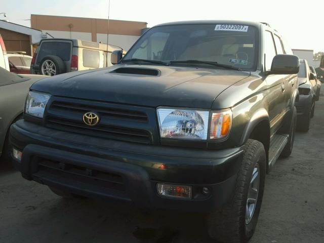 JT3HN86R9X0222723 - 1999 TOYOTA 4RUNNER SR GREEN photo 2