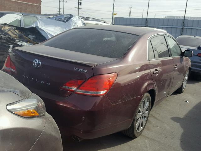 4T1BK36B46U147965 - 2006 TOYOTA AVALON XL BURGUNDY photo 4