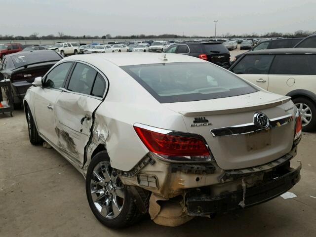 1G4GH5E30DF293436 - 2013 BUICK LACROSSE P WHITE photo 3