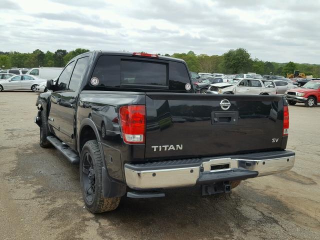 1N6BA0ED6FN509231 - 2015 NISSAN TITAN S BLACK photo 3