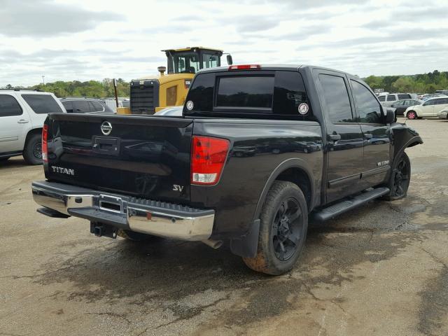 1N6BA0ED6FN509231 - 2015 NISSAN TITAN S BLACK photo 4