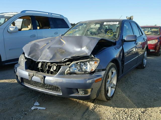 JTHBD192350099930 - 2005 LEXUS IS 300 BLUE photo 2