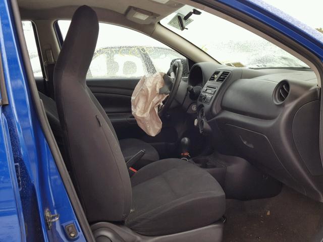 3N1CN7AP4EL802129 - 2014 NISSAN VERSA S BLUE photo 5