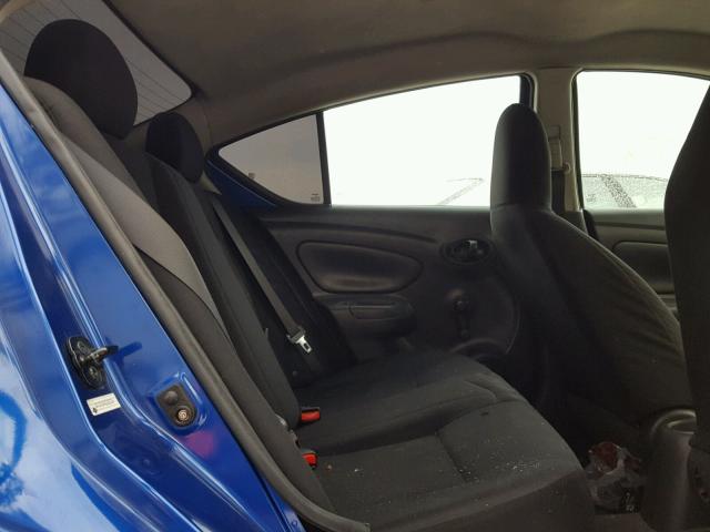 3N1CN7AP4EL802129 - 2014 NISSAN VERSA S BLUE photo 6