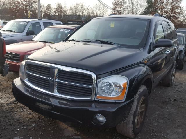 1D4HB48D45F549395 - 2005 DODGE DURANGO SL BLACK photo 2