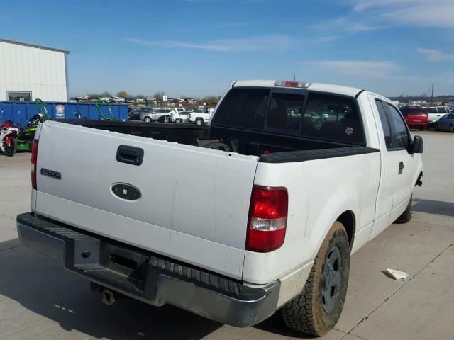 1FTPX12555KD56447 - 2005 FORD F150 WHITE photo 4