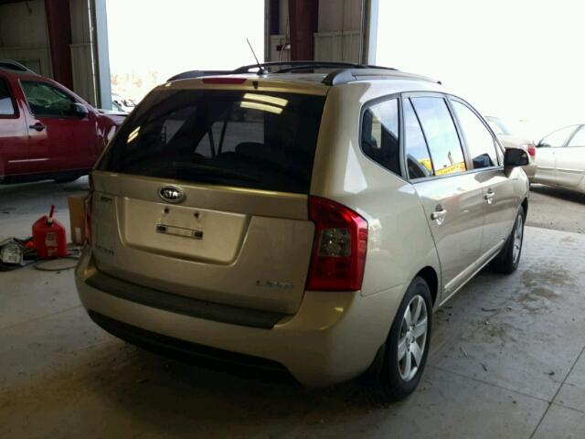 KNAFG526887162270 - 2008 KIA RONDO LX BEIGE photo 4