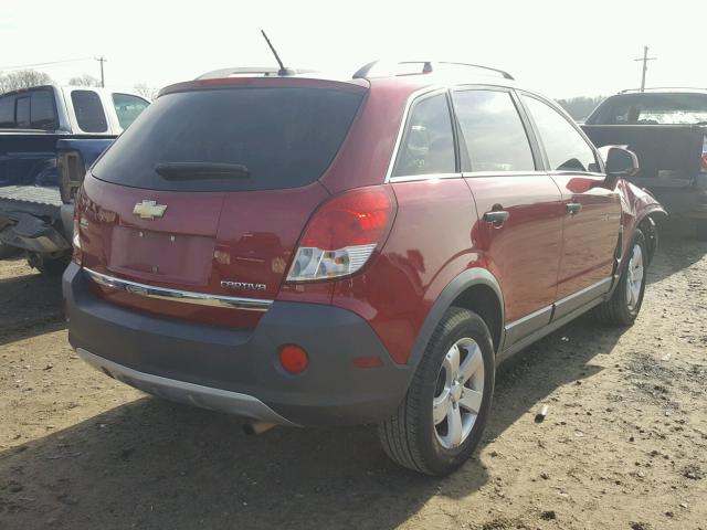 3GNAL2EK0CS579609 - 2012 CHEVROLET CAPTIVA SP MAROON photo 4