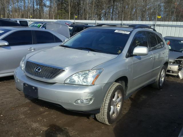 2T2HK31U07C045483 - 2007 LEXUS RX 350 SILVER photo 2