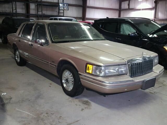 1LNLM81W0PY631633 - 1993 LINCOLN TOWN CAR E BEIGE photo 1