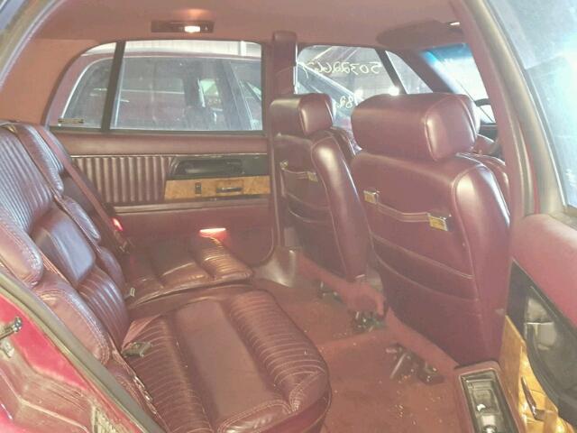 1G4CW53L6P1651504 - 1993 BUICK PARK AVENU RED photo 6