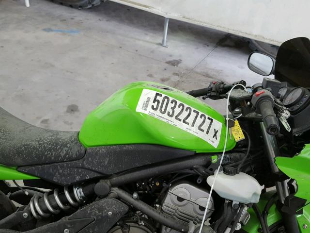 JKAEXEA148A036957 - 2008 KAWASAKI EX650 A GREEN photo 5