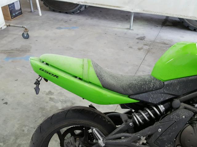JKAEXEA148A036957 - 2008 KAWASAKI EX650 A GREEN photo 6
