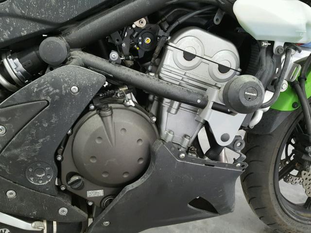 JKAEXEA148A036957 - 2008 KAWASAKI EX650 A GREEN photo 7