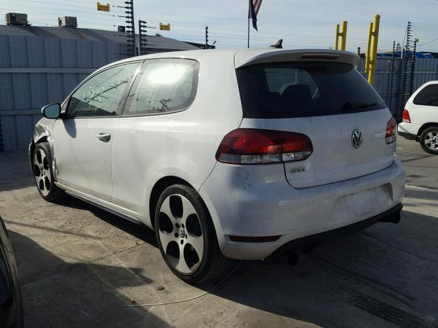 WVWFD7AJ1DW090079 - 2013 VOLKSWAGEN GTI WHITE photo 3