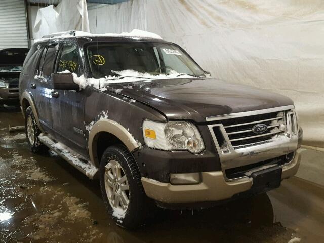 1FMEU74E76UB28645 - 2006 FORD EXPLORER E BROWN photo 1