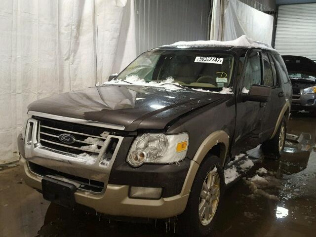 1FMEU74E76UB28645 - 2006 FORD EXPLORER E BROWN photo 2