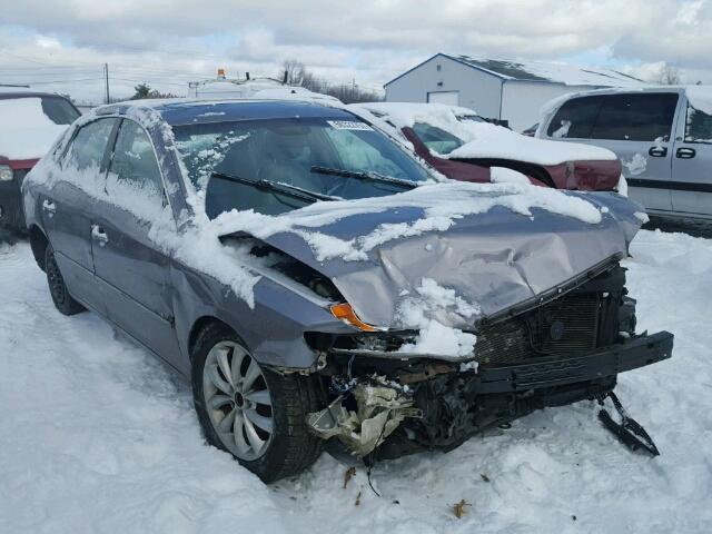 KMHFC46F76A039266 - 2006 HYUNDAI AZERA SE GRAY photo 1