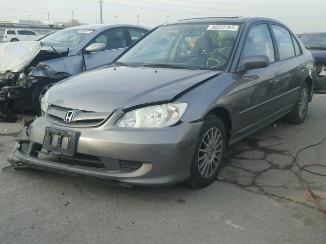 2HGES26765H614538 - 2005 HONDA CIVIC EX 灰色 照片 2