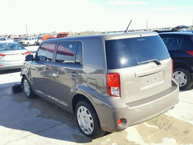 JTLZE4FE1B1121169 - 2011 TOYOTA SCION XB BROWN photo 3