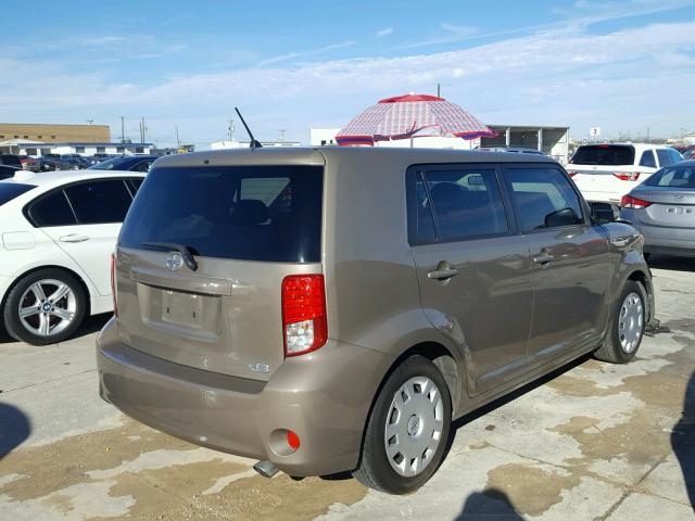 JTLZE4FE1B1121169 - 2011 TOYOTA SCION XB BROWN photo 4