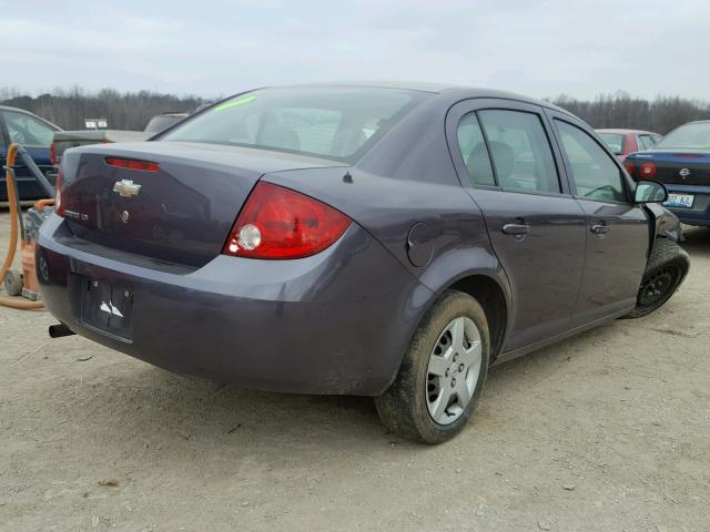 1G1AK55F167740092 - 2006 CHEVROLET COBALT LS CHARCOAL photo 4