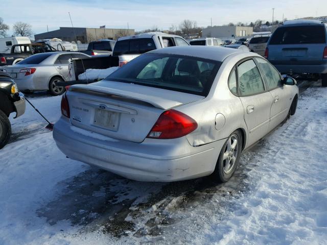 1FAFP55213A201844 - 2003 FORD TAURUS SES SILVER photo 4