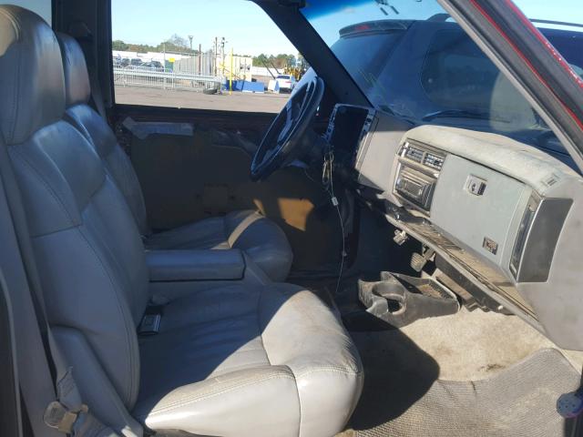 1GNDT13Z5N2169362 - 1992 CHEVROLET BLAZER S10 RED photo 5