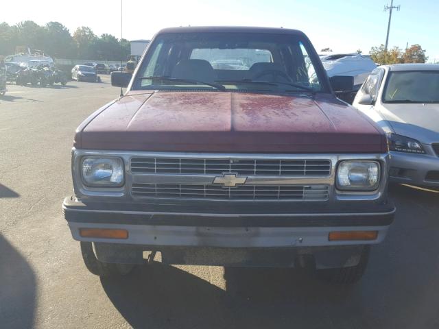 1GNDT13Z5N2169362 - 1992 CHEVROLET BLAZER S10 RED photo 7