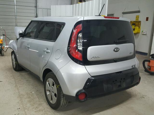 KNDJP3A59G7855356 - 2016 KIA SOUL + SILVER photo 3