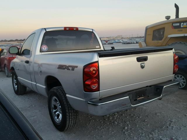 1D7HA16K68J158708 - 2008 DODGE RAM 1500 S SILVER photo 3