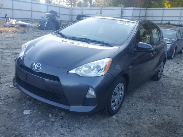 JTDKDTB39C1024933 - 2012 TOYOTA PRIUS C GRAY photo 2