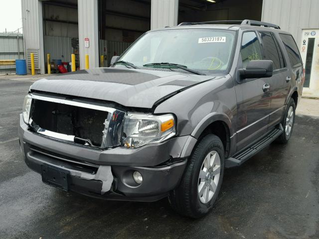 1FMJU1F50AEB66505 - 2010 FORD EXPEDITION GRAY photo 2