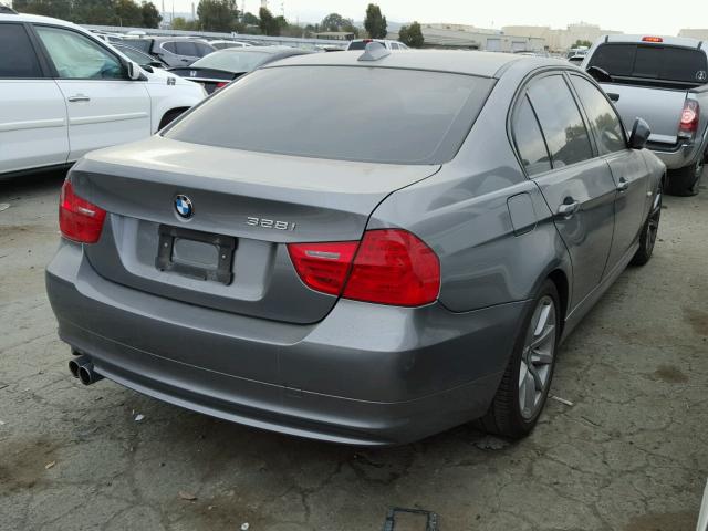 WBAPH5G53BNM73156 - 2011 BMW 328 I SULE GRAY photo 4