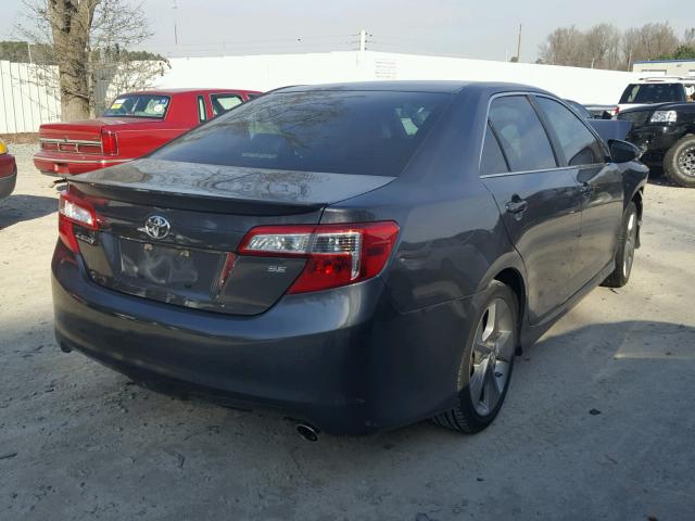 4T1BF1FK7EU328890 - 2014 TOYOTA CAMRY L GRAY photo 4