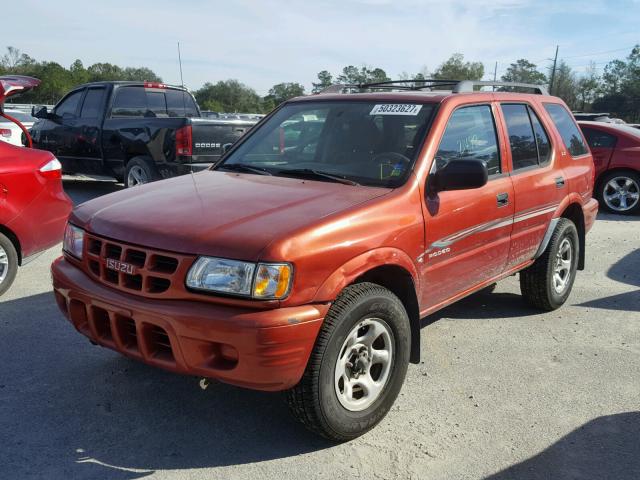 4S2CK58W914331364 - 2001 ISUZU RODEO S RED photo 2