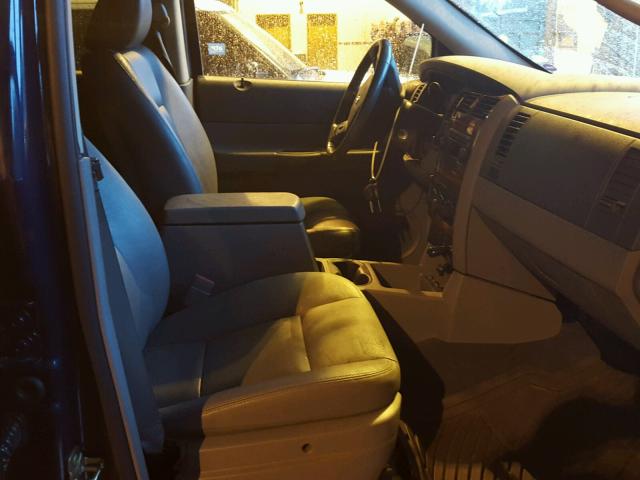 1D4HB48226F132955 - 2006 DODGE DURANGO SL BLUE photo 5