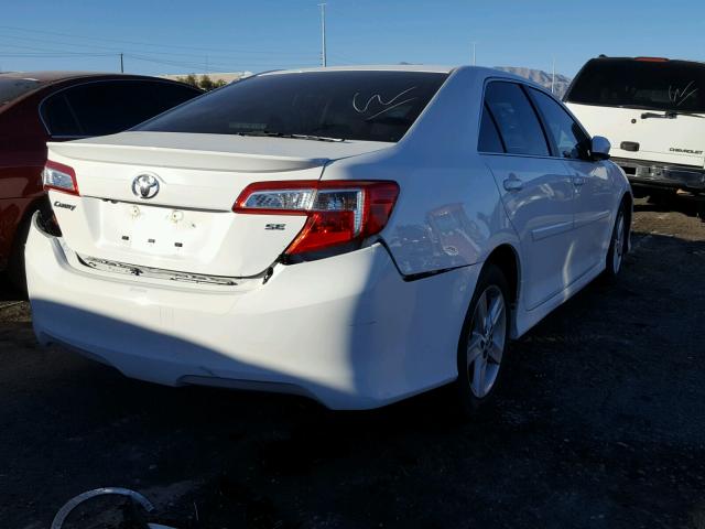 4T1BF1FK6EU798408 - 2014 TOYOTA CAMRY L WHITE photo 4