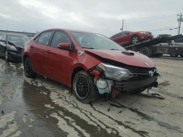 2T1BURHE2FC457506 - 2015 TOYOTA COROLLA L RED photo 1